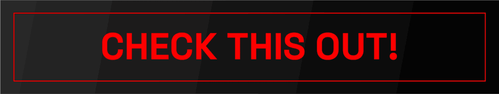 A bold red “CHECK THIS OUT!” text in all caps, centered inside a red rectangular border on a black gradient background. The style is industrial and striking.