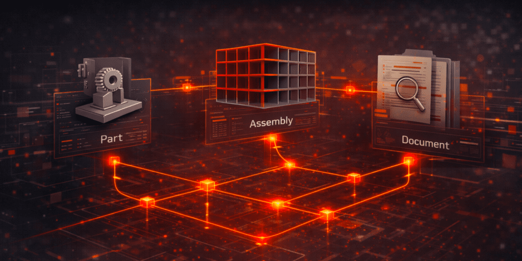 Image representing preserved relationships between engineering data elements in a digital platform